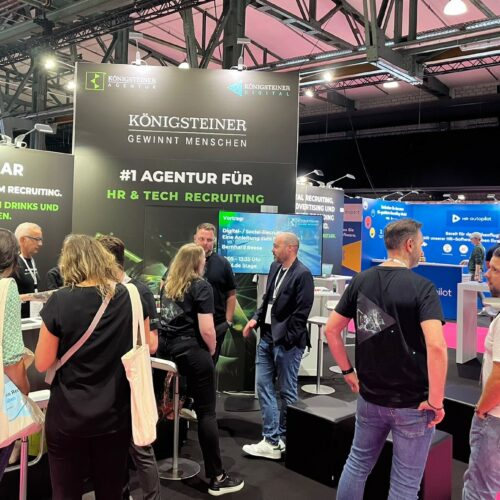 3 Voller Messestand